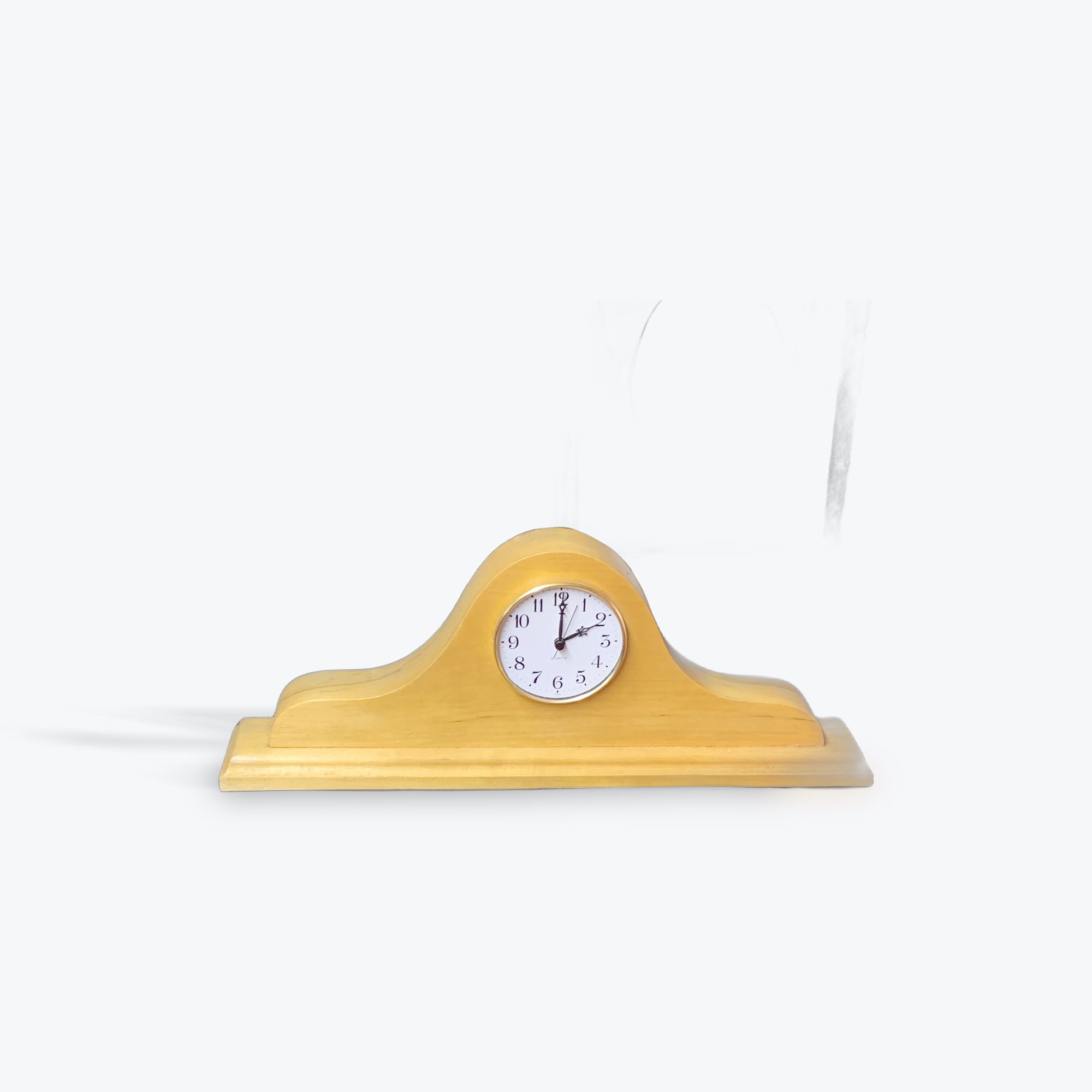 wood clock