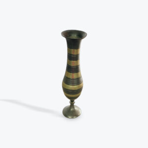 stripped vase