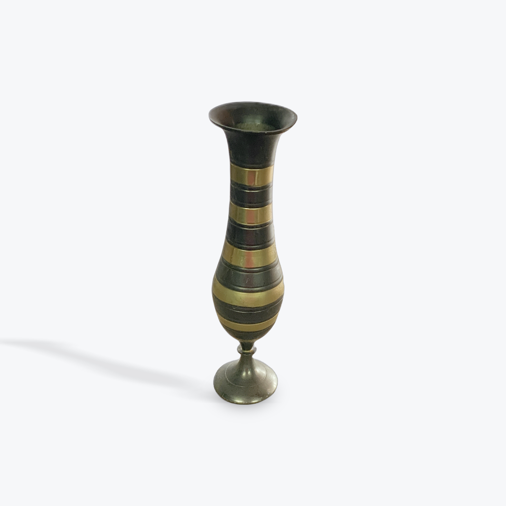 stripped vase