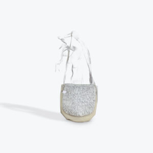 Purse grey shaggy