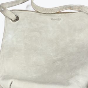 Cream color roots purse