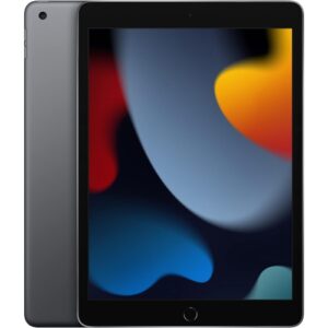 Apple 9th Gen iPad 10.2-inch Retina Display, Wi-Fi, A13 Bionic Chip, 64 GB, iPadOS 15, Space Grey - 1 Year Warranty
