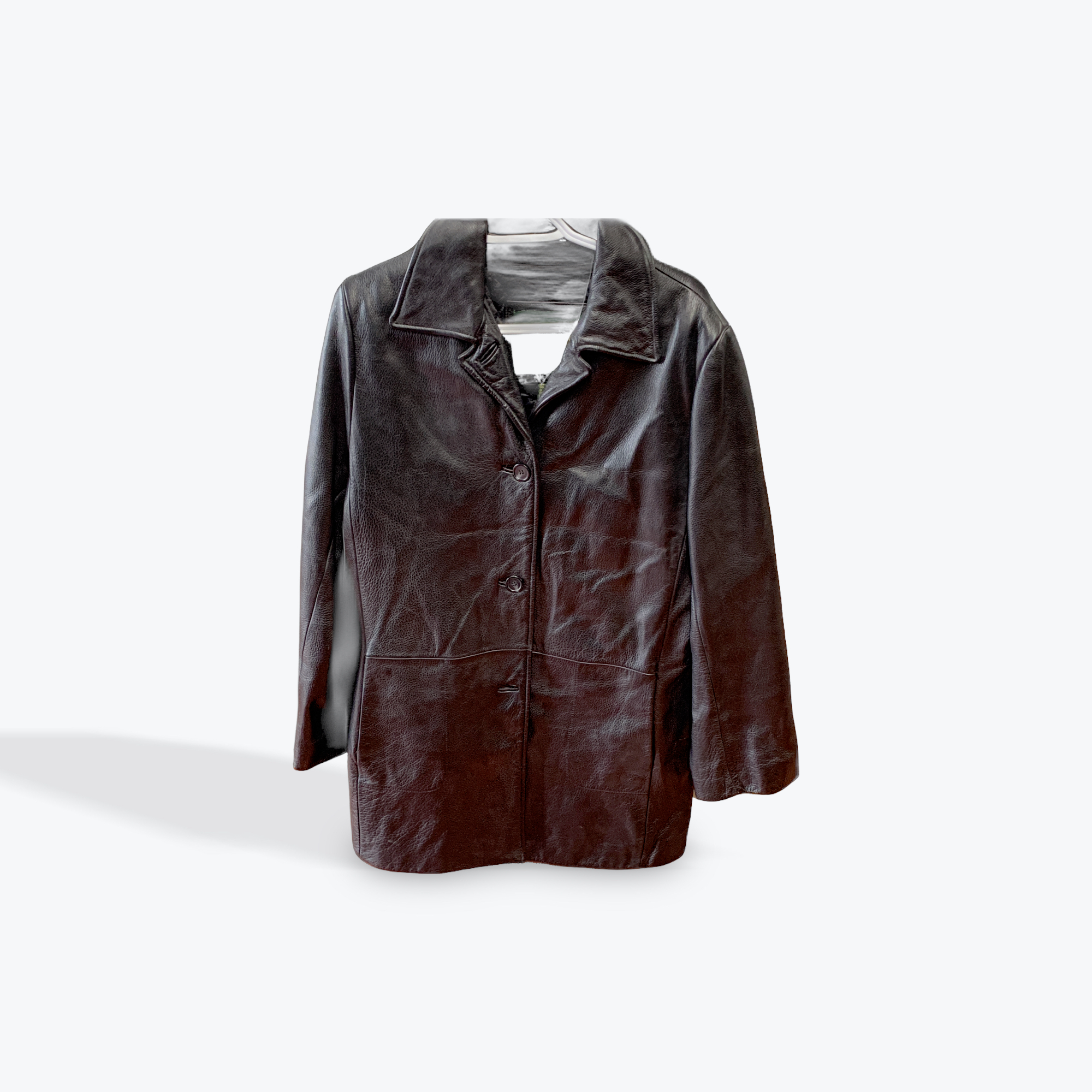 Danier leather coat Size Large
