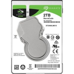 Seagate BarraCuda 2TB Internal Hard Drive HDD – 2.5 Inch SATA 6Gb/s 5400 RPM 128MB Cache for Computer Desktop PC – (ST2000LM015)