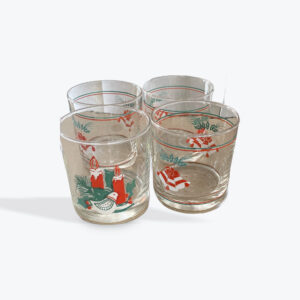 Christmas short glasses