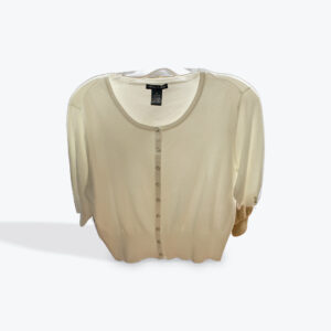 Audrey and grace white womens sweater size xlarge