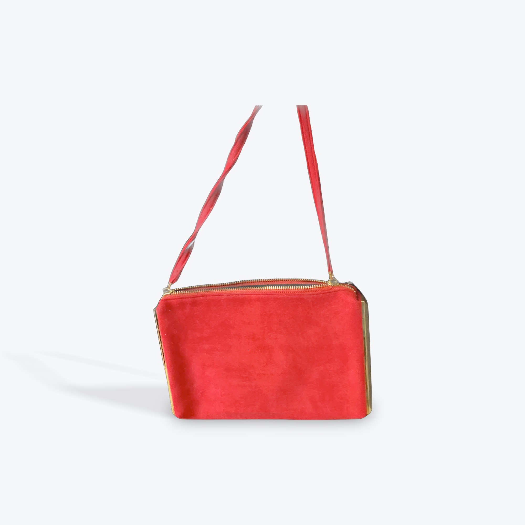 LeChateau womens red clutch purse