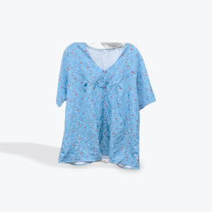 Womens blue red print ahirt size 3xl