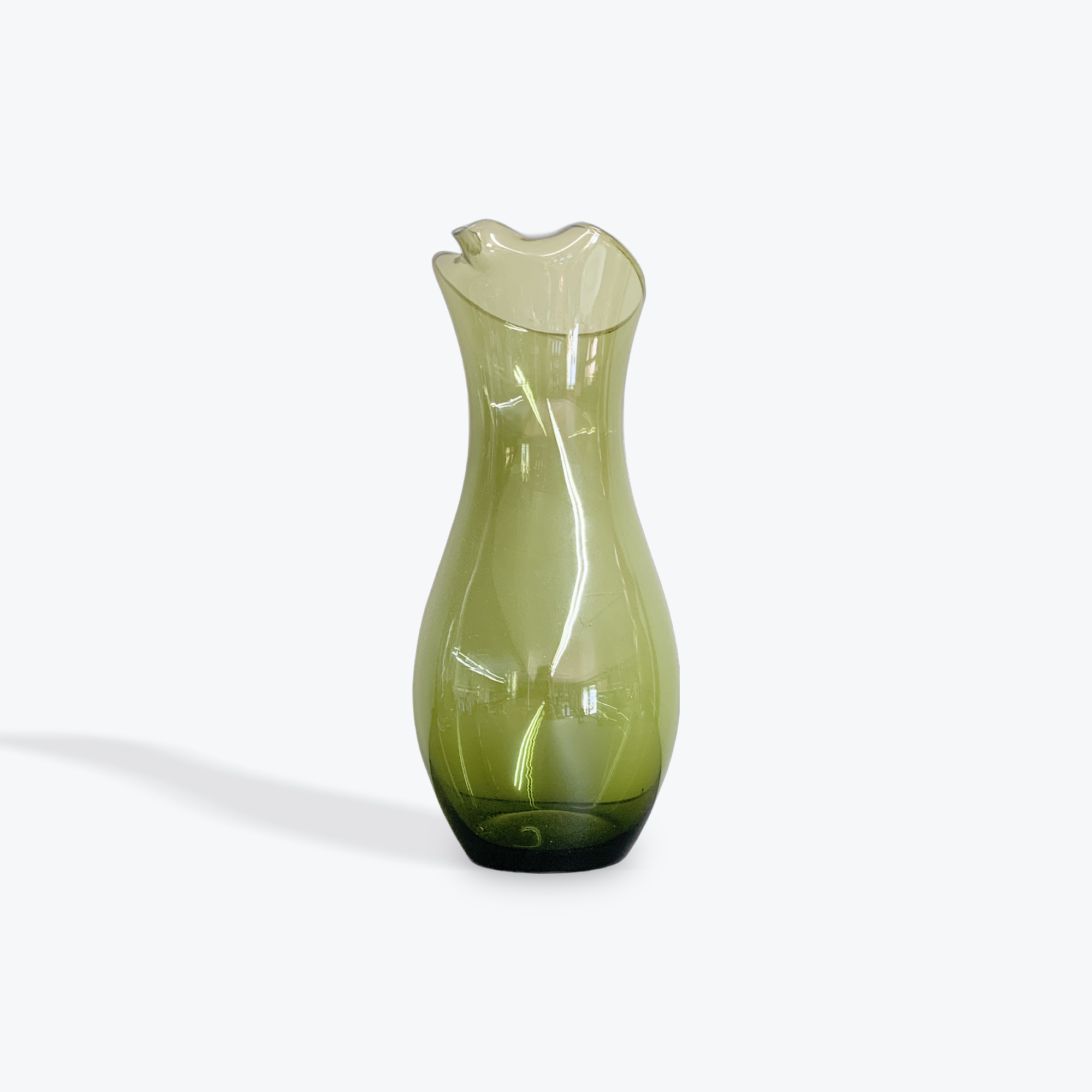 Green vase