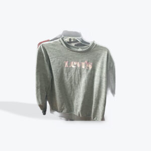 Levi’s grey and pink sweatshirt womens size large