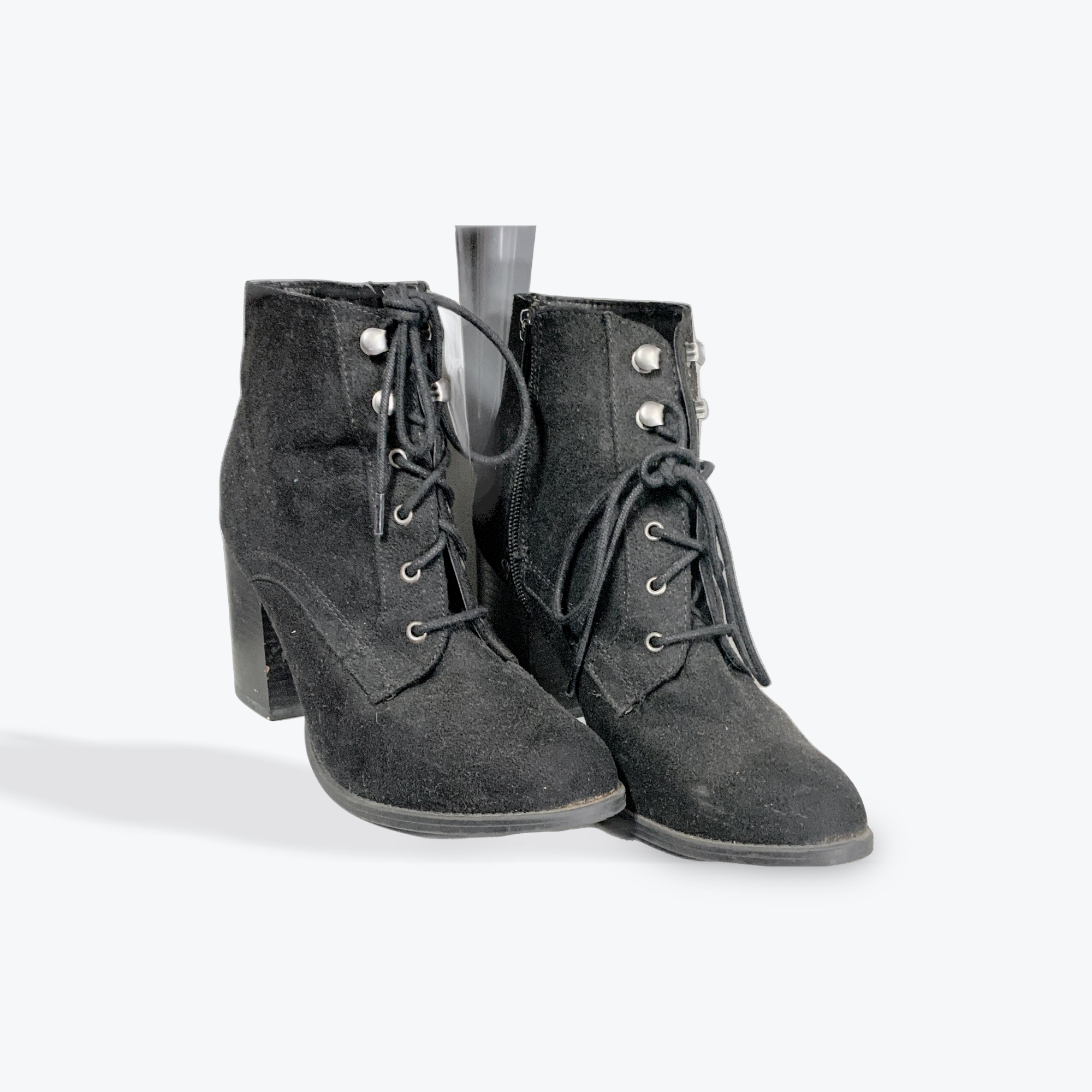 George black boots with laces size 8
