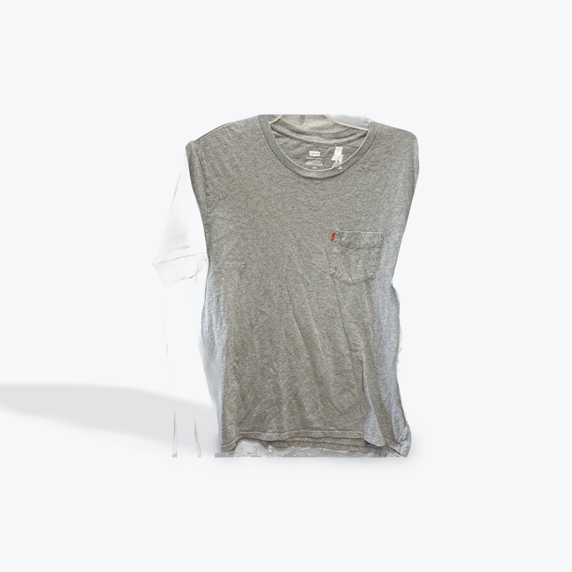 Levis mens grey shirt size large--SOLD