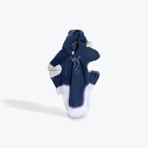 Blue, white costume size large