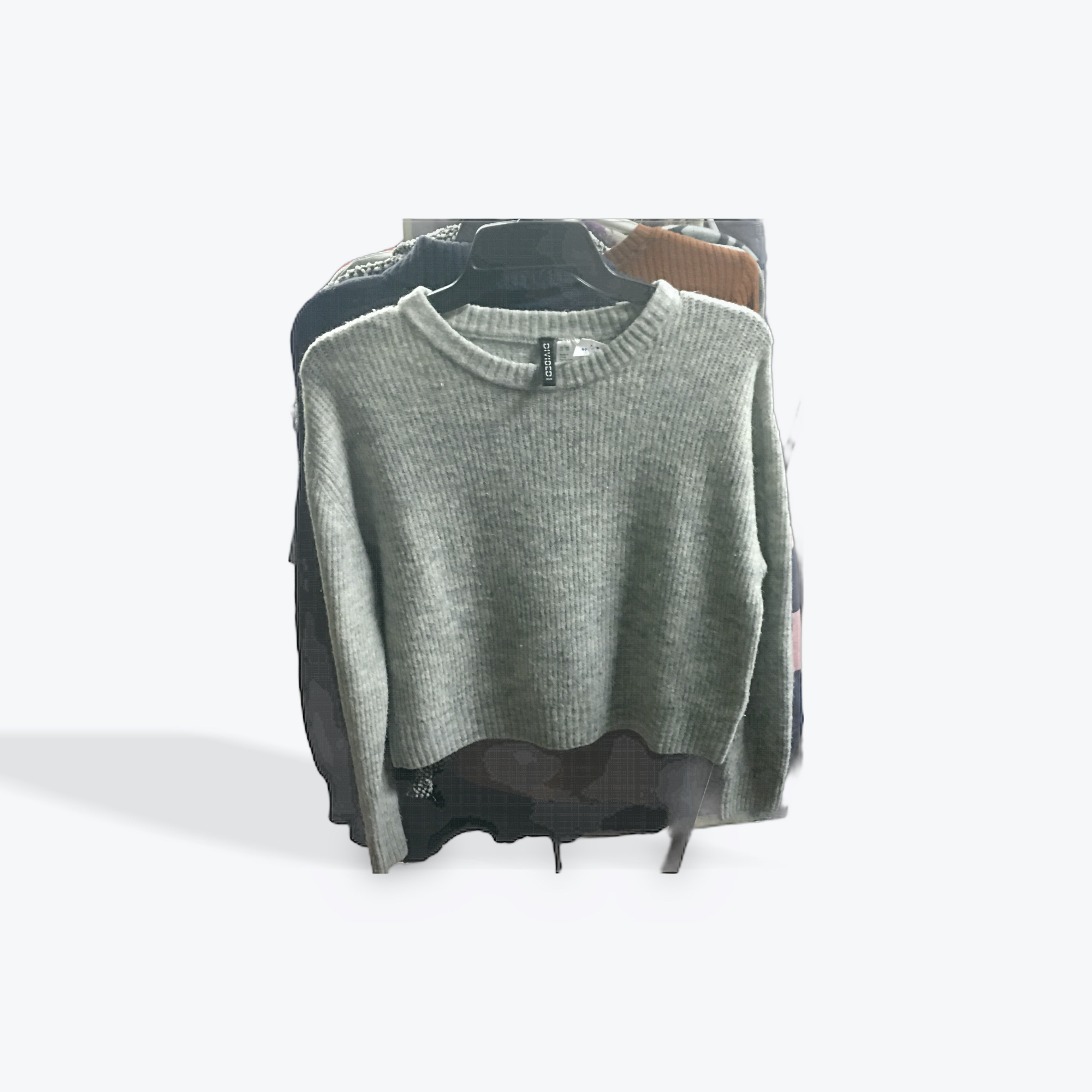 Divided grey womens sweater size xsmall