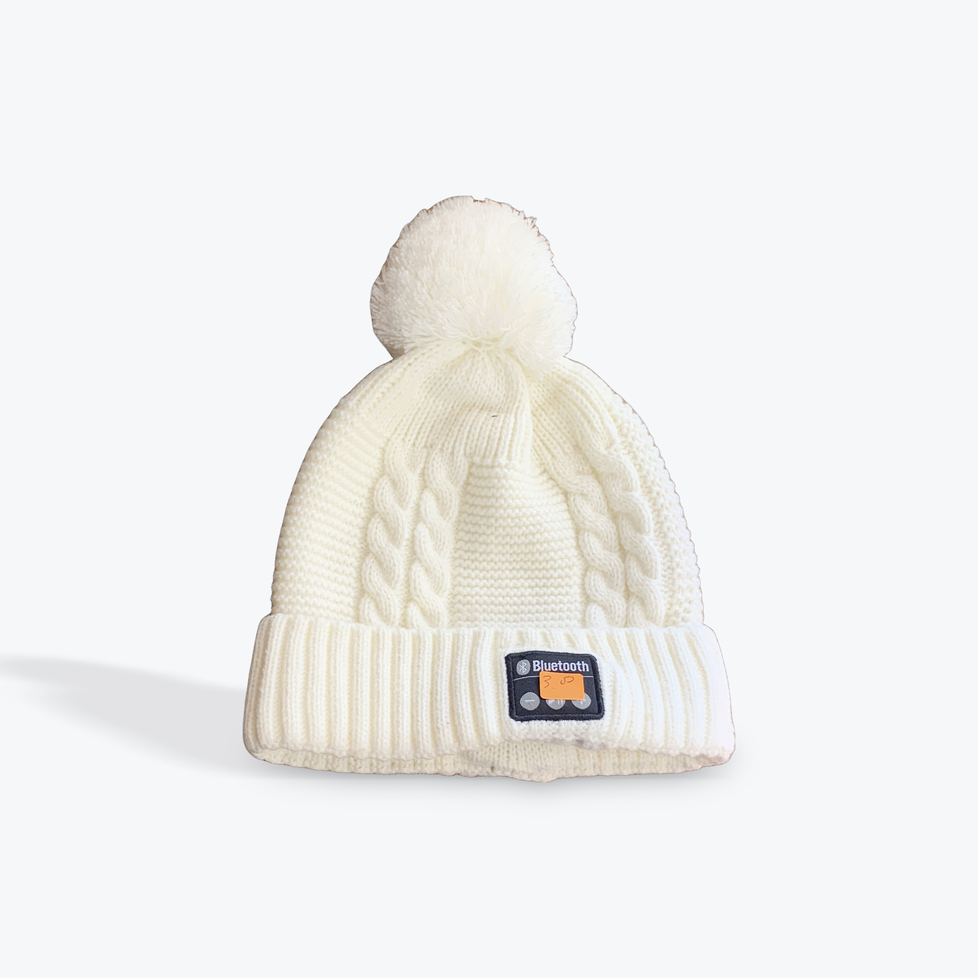 Bluetooth white womens hat