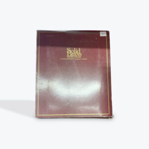 Solid brass frame