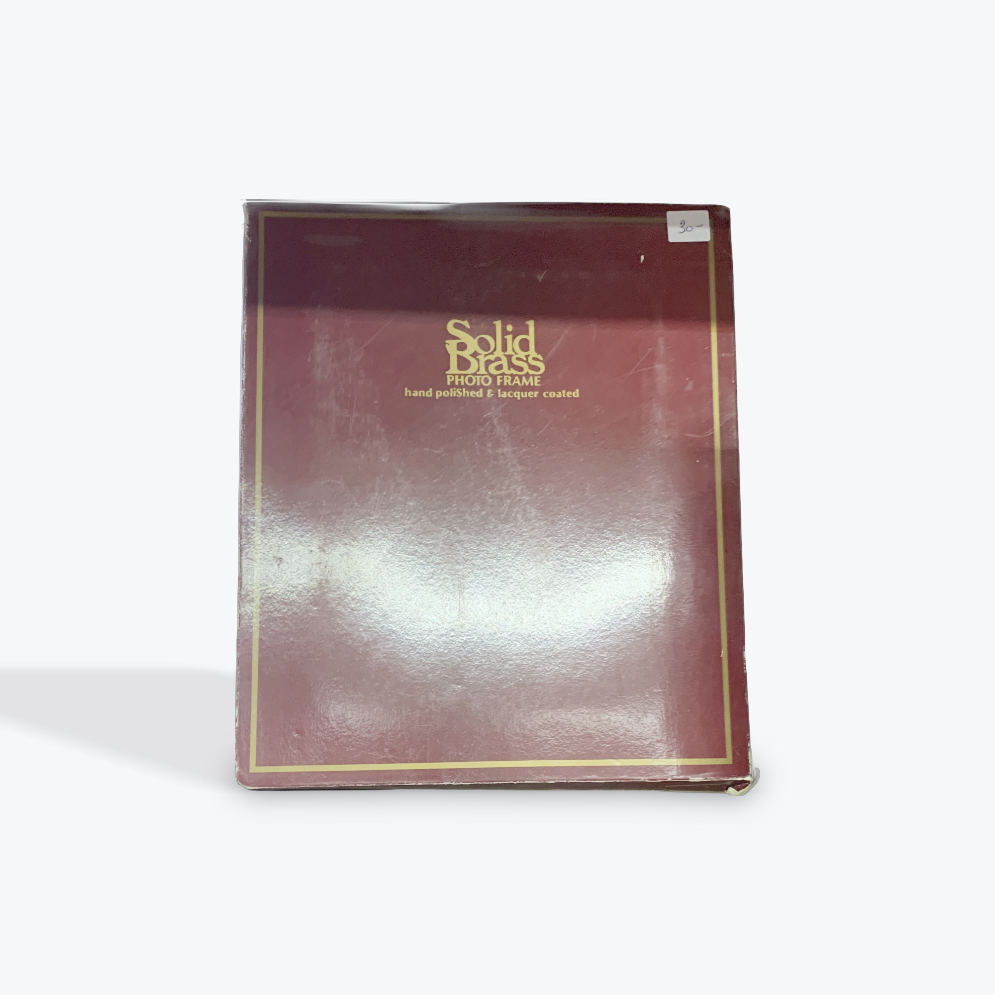 Solid brass frame