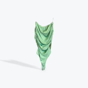 H&M green women’s swim suit size small