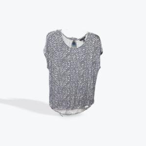 Banana republic grey and white womens top size small