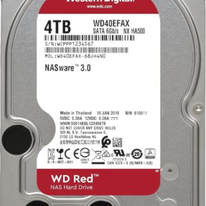 Western Digital 4TB WD Red NAS Hard Drive Model WD40EFAX - 256MB Cache