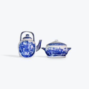 Blue antique set