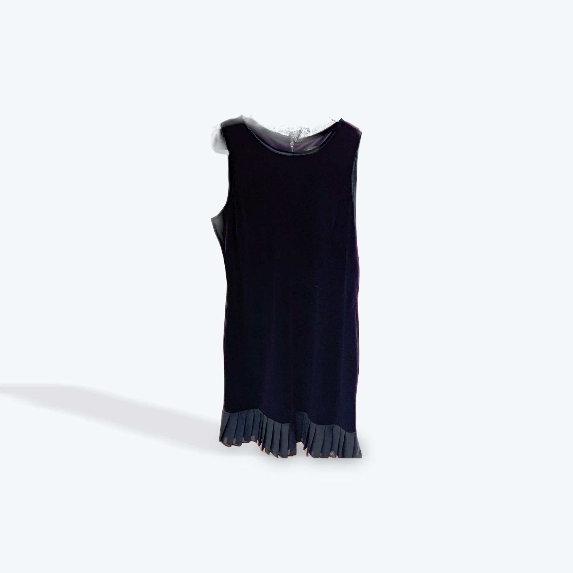 Sandra Darren womens purple velvet dress size 12