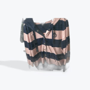 Tommy Hilfiger pink and blue striped sweater womens size X-Large
