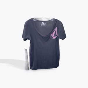Volcom womena black tee size medium